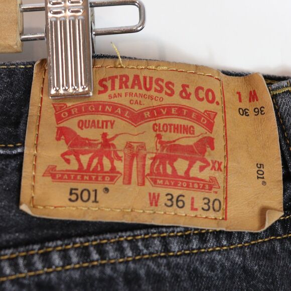 Levi's Strauss 501 Jeans size 36 X 30 - Picture 3 of 4